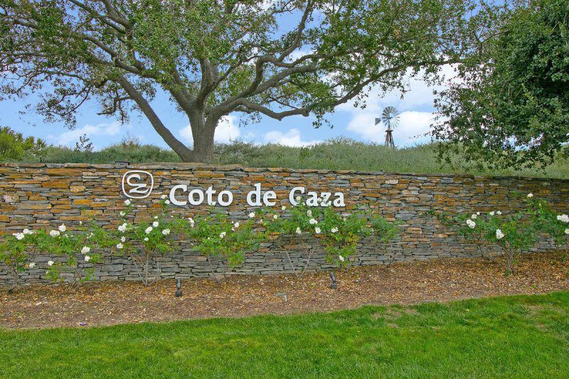 Scenic view of Coto de Caza luxury homes in South Orange County