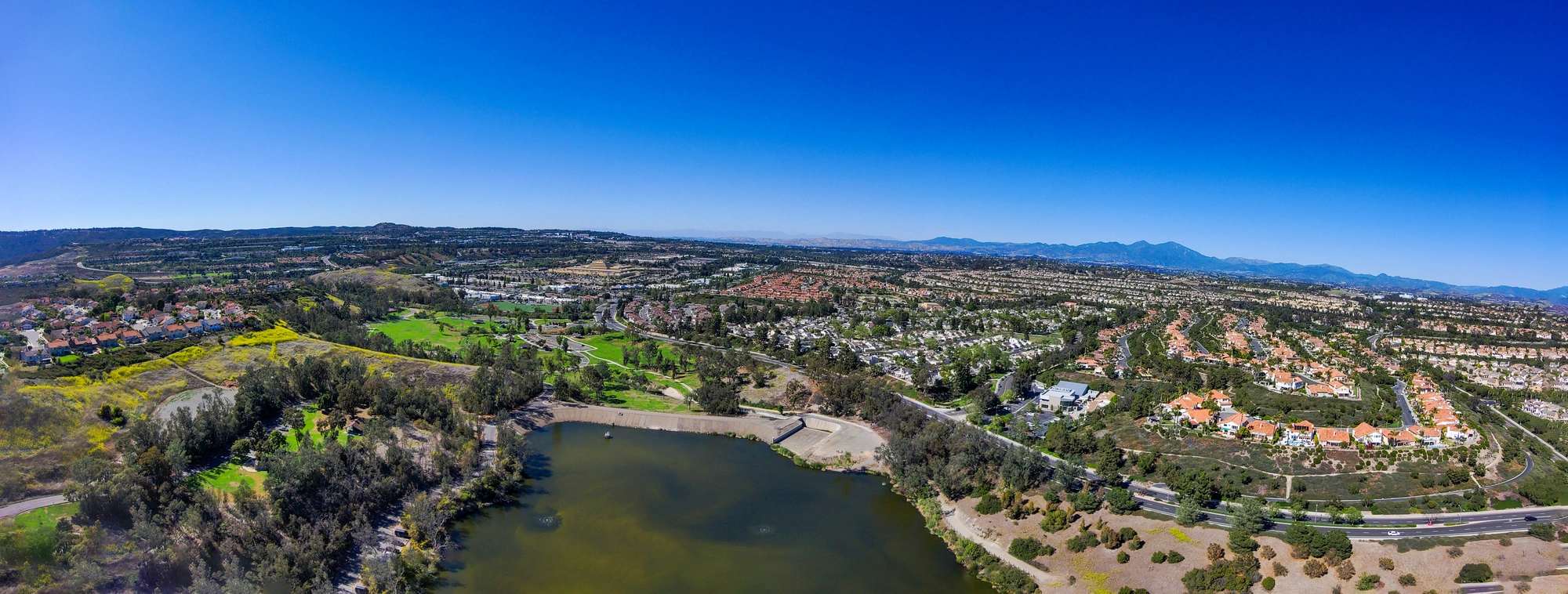 Luxury real estate in Laguna Niguel, with rolling hills view