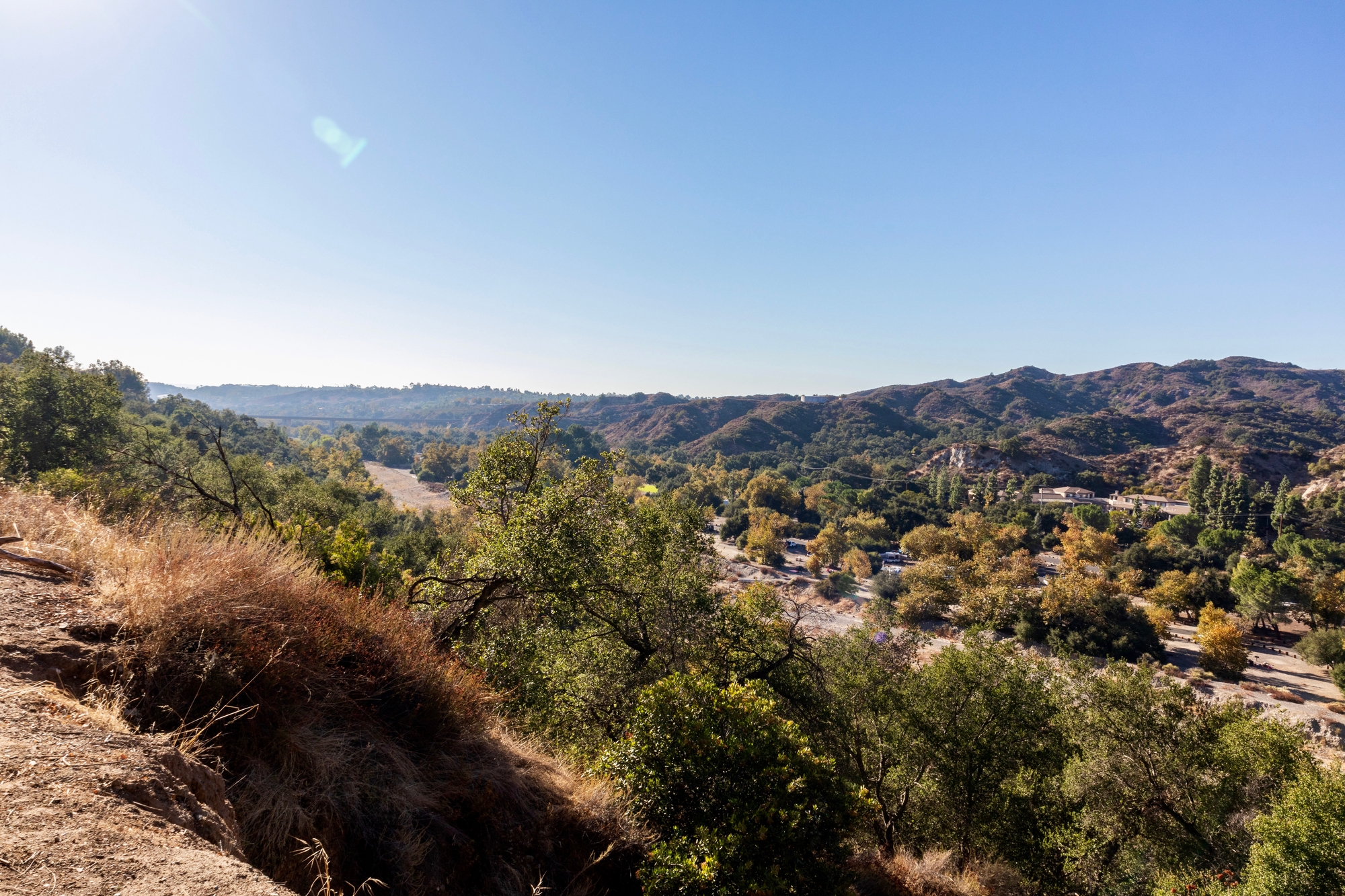 Scenic view of Trabuco Canyon luxury real estate in South Orange County