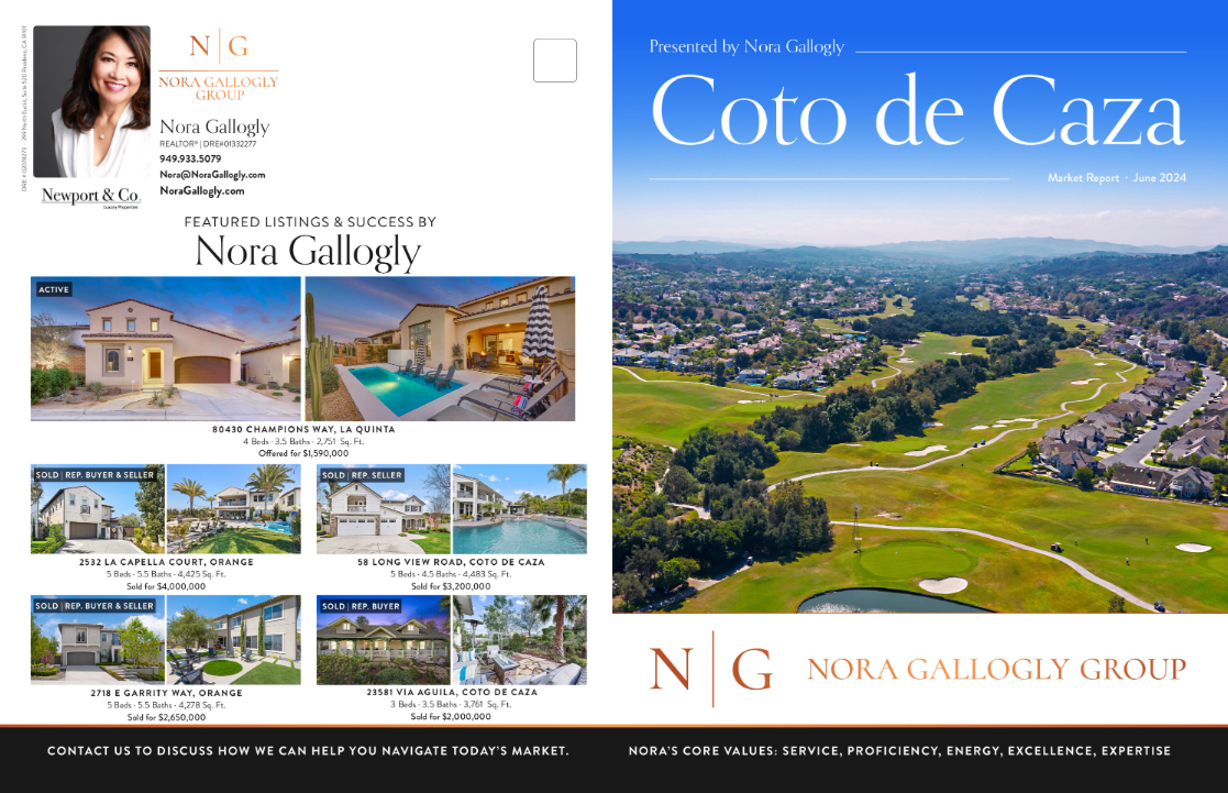 Coto de Caza June 2024 real estate market report by Nora Gallogly